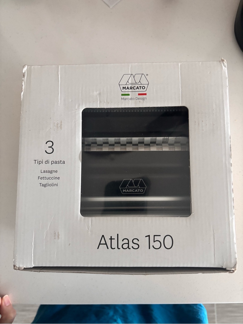 Marcato Atlas 150 Pasta Roller - White Box